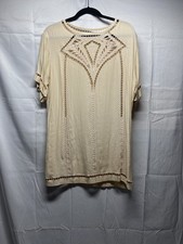 Vestido Magali Pascal Cream Appliqué, Tamanho P, Good Con comprar usado  Enviando para Brazil