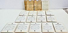 PACOTES-CAIXAS-VARREDURAS RARAS ANTIGAS 1880 PONTE DE PALHA E PANO de jogo publicitário comprar usado  Enviando para Brazil