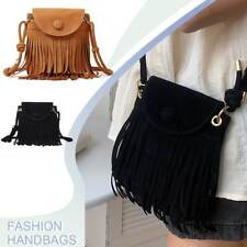 Bolsa tiracolo feminina com borla bolsa satchel de camurça alça ajustável, usado comprar usado  Enviando para Brazil