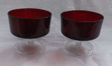 Set vintage cranberry for sale  BOLTON