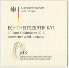 Zertifikate euro goldmünzen gebraucht kaufen  Marburg