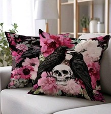 Skull roses raven for sale  CHEPSTOW