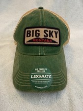 Sombrero Big Sky Montana Legacy nuevo sombrero de camionero verde segunda mano  Embacar hacia Mexico