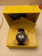 Invicta AVIATOR relógio masculino multifuncional mostrador azul dourado náutico 33031, usado comprar usado  Enviando para Brazil