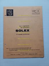 Solex manuale officina usato  Vimodrone