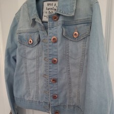 Girls blue denim for sale  NORTHWICH