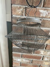 Cesta suspensa de arame dobrável vintage ovo vegetal, usado comprar usado  Enviando para Brazil
