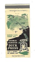 Famous duck press for sale  Sterling Heights