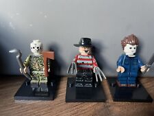 Mini conjunto de bonecos de terror personalizados Freddy Krueger Michael Myers & Jason Voorhees comprar usado  Enviando para Brazil