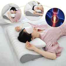 Novo travesseiro cervical de espuma com memória contorno ortopédico pescoço dor lateral dor nas costas dorminhoco comprar usado  Enviando para Brazil