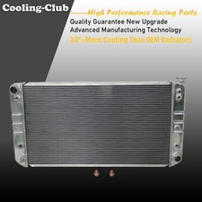 Radiador Fit 92-93 Chevrolet Express Series G10 G20 G30 V8 3 fileiras alumínio KKS comprar usado  Enviando para Brazil