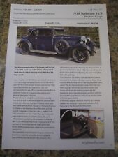 1930 sunbeam 16.9 for sale  BRISTOL
