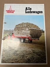 Prospekt deutz fahr gebraucht kaufen  Spraitbach