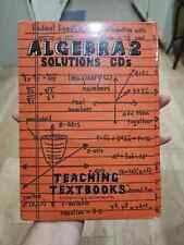 Teaching Textbooks Algebra 2 Solutions CDs comprar usado  Enviando para Brazil