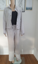 Leinenanzug hellgrau jacke gebraucht kaufen  Böblingen