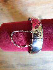 Silver bangle hinged for sale  MARKET RASEN