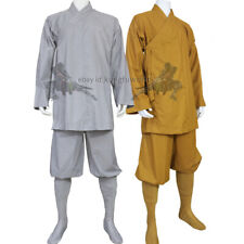 Terno tai chi de meditação manto budista uniforme kung fu monge shaolin algodão comprar usado  Enviando para Brazil