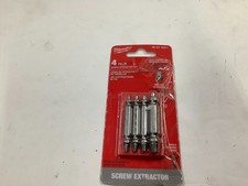 Usado, Conjunto extrator de parafuso de aço Milwaukee 49-57-9001 M2 4 peças comprar usado  Enviando para Brazil