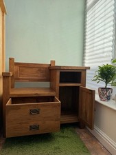Solid oak telephone for sale  NEWARK