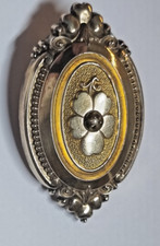 Biedermeier brosche schaumgold gebraucht kaufen  Leipzig