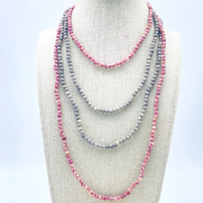 Beaded stone necklace for sale  Lawrenceville