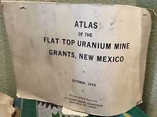 DIVISION OF RAW MATERIALS / ATLAS OF THE FLAT TOP URANIUM MINE GRANTS NEW MEXICO segunda mano  Embacar hacia Mexico