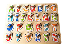 Alphabet wooden puzzle for sale  Springvale