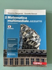 Matematica multimediale.azzurr usato  Torino