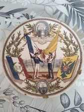 Rare assiette sarreguemine d'occasion  Lille-