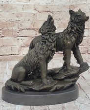 Vintage wolves handcrafted for sale  Westbury