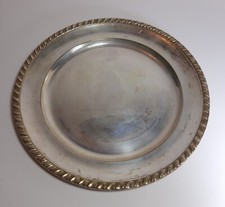 Piatto Vassoio Rotondo Argentato CALDERONI cm 30 Silver Plated comprar usado  Enviando para Brazil