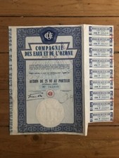 Compagnie eaux ozone d'occasion  Paris-