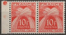 Taxe 10frs rouge d'occasion  Clamart