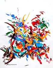 Tableau kspersee peinture d'occasion  Chambon-sur-Voueize