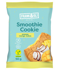 Ciastko owsiane z nadzieniem z kokosa, ananasa i mango 50 g FRANK&OLI, używany na sprzedaż  PL