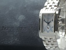 Usado, [ESTADO PERFEITO com Estojo] Longines Dolce Vita L5.656.4 Relógio Masculino de Quartzo Data Mostrador Prata comprar usado  Enviando para Brazil
