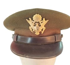 Casquette officier brune d'occasion  France
