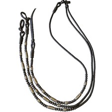 Chocolate braided leather for sale  Pleasanton