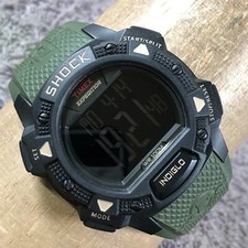 Timex Expedition Shock relógio digital masculino TW4B23400 esporte multifuncional quartzo 8" comprar usado  Enviando para Brazil