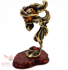 Solid brass amber for sale  Shipping to United Kingdom