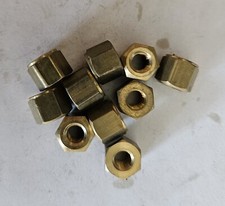 SA21247 1/4-28 Continental saco de porca de escape de latão de 10 Ea. comprar usado  Enviando para Brazil