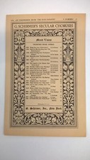 Partituras corales seculares Auf Wiedersehn S Romberg Blue Paradise 1915 musical segunda mano  Embacar hacia Mexico