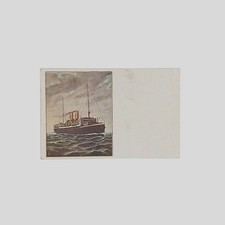 Cartolina epoca nave usato  Napoli