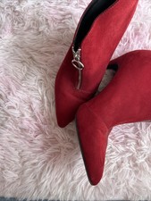 Red suede high for sale  WALTON-ON-THAMES