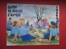 Calendrier scout 1986 d'occasion  Nancy-