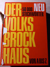Volksbrockhaus . auflage gebraucht kaufen  Schleswig