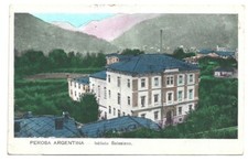 Antica cartolina perosa usato  Savona