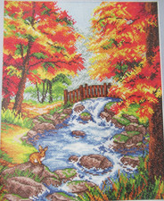 Stickvorlage herbstlicher wald gebraucht kaufen  Wuppertal