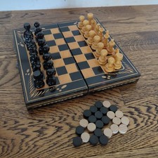 Vintage chess backgammon for sale  LINCOLN
