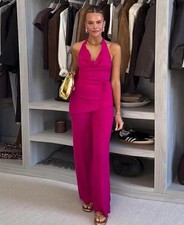Zara Top Texturizado Assimétrico e Calça CORRESPONDENTE Tamanho P Co Ord comprar usado  Enviando para Brazil